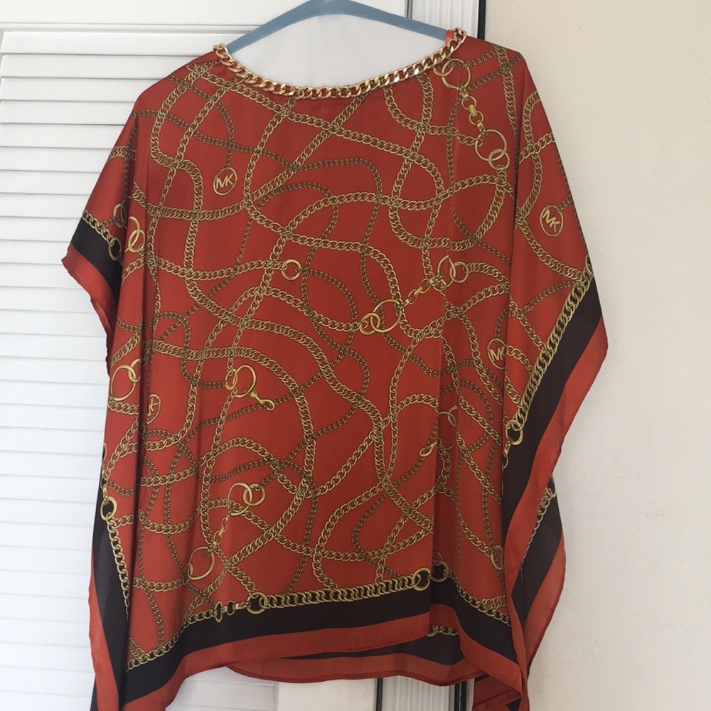 Michael Kors silk handkerchief shirt